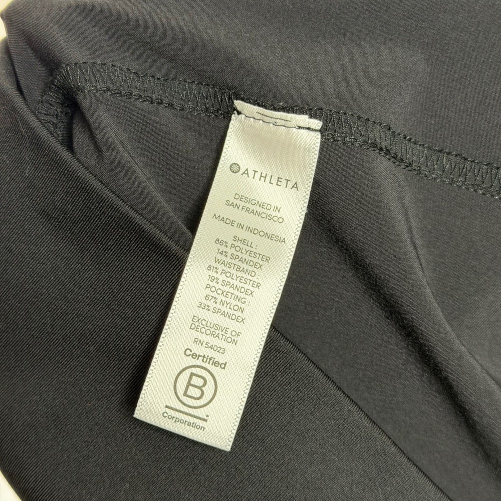 Athleta Spar Pants Ankle Jogger Black Workout Yoga Pilates Athleisure Women's XL - Picture 10 of 11